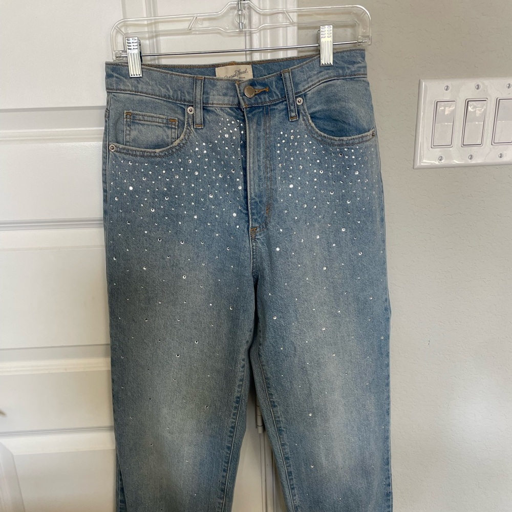 Embellished Blue Jeans
